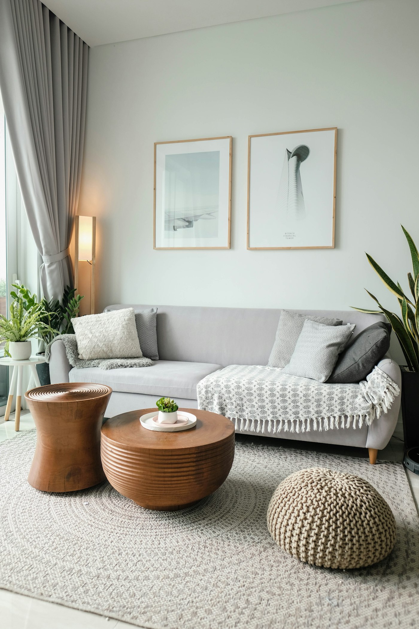Interieur met kunststof ramen